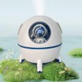 Dsp Appliances Space Capsule Air Humidifier, USB Ultrasonic Cool Air Mist Humidifiers with Led Light, 220ML Mini Portable Astronaut Humidificador Water Diffuser for Baby Bedroom, Christmas Gift for Boys Gilrs. 