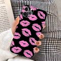 Girl Red Lips Kiss Phone Case For IPhone 15 8 7 6 6S Plus X SE 2020 XR XS 14 11 12 13 Mini Pro Max Mobile Case. 