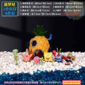 Floating SpongeBob Squarepants Aquarium Ornaments Fish Tank Landscaping Pineapple House Fish Shrimp Avoid Nest Trash Can Octopus Krusty Krab Chum Bucket Toy Collection. 