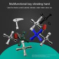 【Y Multifunction 4 Ways Universal Triangle Wrench Cross Key Plumber Keys Triangle Electric Control Cabinet Triangle Key Wrench Water Meter Valve home living cabinet Universal Panel Key Lock Wrench Triangle Square Elevator Switch Spanner. 
