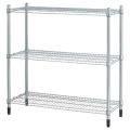 IKEA Shelving Unit Silver Color Galvanized. 