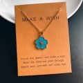 Enacolor Gold Daisy Sunflower Pendant Necklace for Girls – Korean Style Floral Jewelry – Summer Collection – Alloy. 