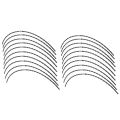 20Pcs F016800431 Cutting Line for Bosch AFS 23-37 Extra Strong Grass Trimmer Spool Line Brush Cutter Thread Line 37cm. 