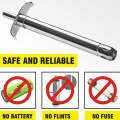Spark Lighter| Electronic Stove Metallic Lighter - Kitchen Gas Stove Lighter| Stainless Steel, No Refill , No Batteries, No Cells required. 