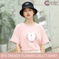 BTS Printed T-shirt For Girls Premium Quality Printed T-Shirt For Girls & Women's. 