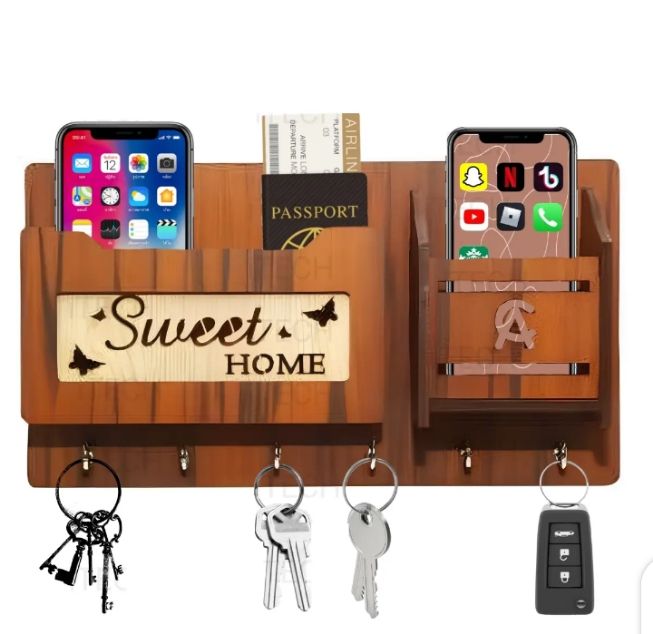 Wooden%20Wall%20keychain%20and%20Mobile%20phone%20holder%20wood%20wall%20keychain%20wood%20mobile%20charging%20holder%20-%20Image%205