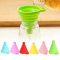 Handy Foldable & Collapsible Silicone Funnel - Silicone Funnel Foldable. 