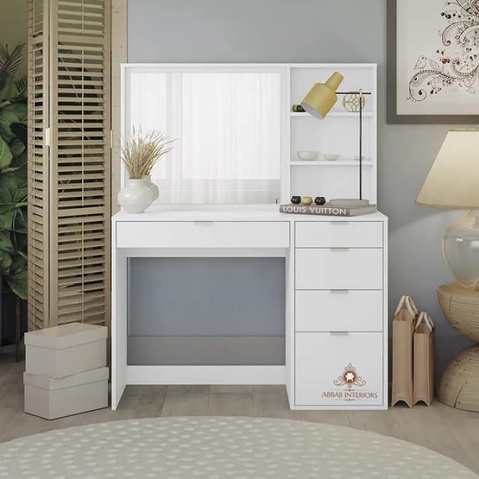 Dressing table with Mirror for girls boys Bedroom Furniture Modern Design Dresser Daraz.pk