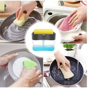 liquid%20soap%20dispensers%20Scrubbing%20Liquid%20Detergent%20DispenserPresstype%20Liquid%20Soap%20Box%20Pump%20Organizer%20Kitchen%20soap%20dispenser%20Sponge%20-%20Image%204
