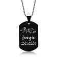 Men Women Kpop Jewelry Accessory Stray Kids Group Member Birthday Signature Pendant Stainless Steel Necklace Accessories as Gift. 