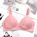 New Style Women Front Open Button Style Breastfeeding Bra Natural Cotton Bra For Women and Girls. 