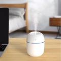 Portable Mini Air Humidifier USB Desktop Humidifier for Car Bedroom Air Diffuser Fogger Mist Maker Sprayer with LED Night Lamp,Humidifier, aroma diffuser, night light fancy light home decorators.. 
