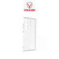 YOUSKH SAMSUNG S24 Ultra Transparent Case - Youksh SAMSUNG S24 Ultra Transparent Cover - Transparent Soft Shock Proof Jelly Back Cover.. 