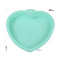 NYT 6/8 Inch Round Love Heart Shape Reusable Silicone Cake Mousse Mold Baking Tools. 