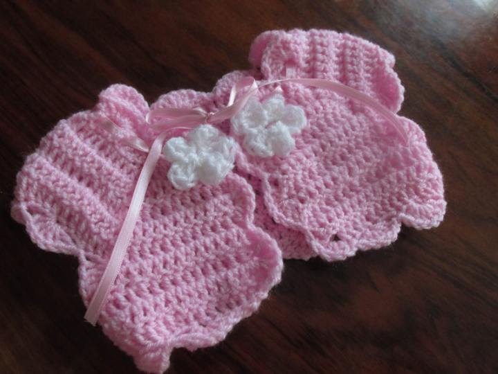ZEBY%20Handmade%20Crochet%20Dress%20Set%20for%20Baby%20Girl,%20Pink%20Baby%20Girl%20Outfit,%200%20to%2024%20months%20newborn%20dress%20-%20Image%204