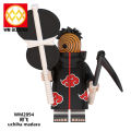 WM6105WM6106 Naruto Small Organization Assembled Building Blocks Doll Ninja Toy Bag. 