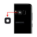 Samsung Galaxy S8 Plus Camera Glass Replacement Rear Back Camera Lens For Samsung S8 Plus - Black Burrak. 