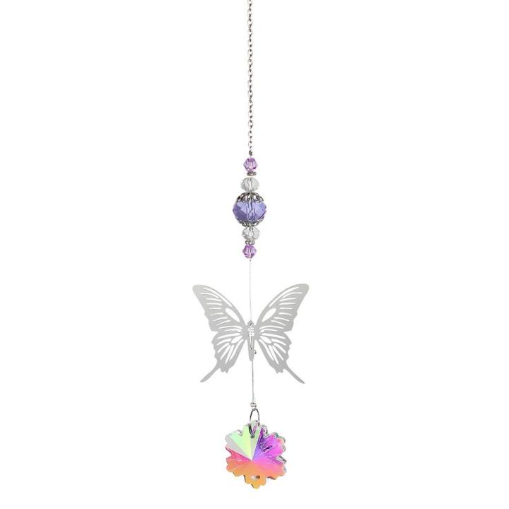 Crystal%20Windchimes%20Sun%20Catcher%20Silver%20Butterfly%20Hanging%20Pendant%20Jewelry%20Rainbow%20Chase%20Home%20Garden%20Window%20Curtain%20Wedding%20Decora%20-%20Image%205
