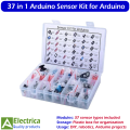 37 in 1 Arduino Sensor Kit with Plastic Storage Box | Beginner & DIY Electronics Learning Set by Electrica. 