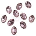 Pink Color Stones - 1.8 cm in size - Pink Color - Oval Shape - Pack Of 42 Stones. 