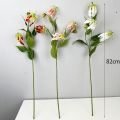 DIY Wreath Wedding Home Realistic Room Fake Flowers Bouquet Flame Lilies. 