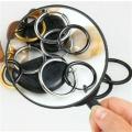 1Pair Fashion Hip Hop Stainless Steel Retractable Earrings No Piercing Earrings Cuff Earrings Round Hoop Ear Cuff Women Men Jewelry Gift. 