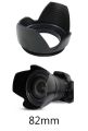 Lens Hood Petal Style For Nikon Canon Sony Olympus Fujifilm Pentax Sigma Tokina DSLR Camera - Black. 