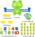 Aitbay Cool Math Game, Frog Balance Counting Toys for Boys & Girls Educational Number Toy Fun Children's Gift STEM Learning Age 3+ (63 PCS). 