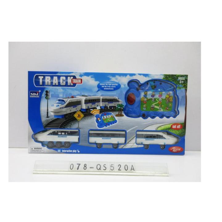 High Speed Small Metro Train Toy Set with Tracks, Lighting and Musical Fun Sounds for Kids