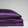 Silk Bedsheet Plain King Size, 3 Piece Printed Fancy Silk 1 Bed Sheet King Size with 2 Silk Pillow Covers, Silk Bed Sheet King Size Fancy has Soft and Luxurious Feel. 