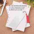 40 PCS Acrylic Bookmark Blank Clear DIY Unfinished Mini Book Markers. 