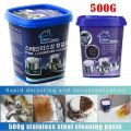 Powerful Stainless Steel Cookware Cleaning Paste Household Kitchen Cleaner Washing Pot Bottom Scale Strong Cream Detergent 800 Gram. 
