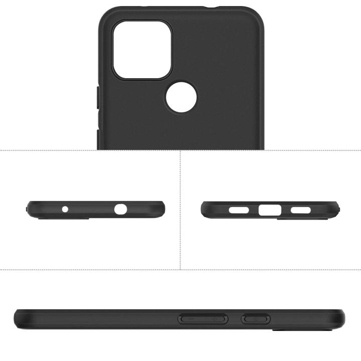 Google%20Pixel%204A%205G%20Back%20Cover%20Soft%20Tpu%20Slim%20Matte%20Flexible%20Case%20For%20Google%20Pixel%204a%205G%20-%20Black%20-%20Image%204