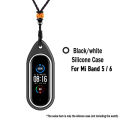 Replacement Silicone Case For Xiaomi Mi Band 6 Band6 5 4 3 NFC Strap Smart Watch Pendant Lanyard Protective Cover Accessories. 