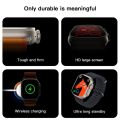 Microwear Z55 Ultra Smart Watch  45 mm Series 8 | 2.05 Inch Screen Rotating| Dual Buttons | IPS Full Screen Display | Bluetooth Calling | All Sports Mode | Wireless Charging Call Heart Rate Ultra HD Display Smartwatch. 
