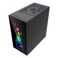 Redragon Steeljaw GC-608 Pro Tempered Glass Gaming PC Case with RGB backlighting SYNC Support up to ATX Motherboards USB 3.0. 