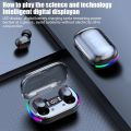 HLstar® Air buds Pro K10 TWS Bluetooth Earphones LED Gaming Wireless Earbuds Sports Hifi Stereo Handsfree Headphone with Mic Bluetooth Wireless Headsets. 