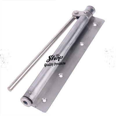 LRVI Single Spring Strength Adjustable Stainless Steel Automatic Closing Door Closer for Home Bedroom Wooden or Metal Door