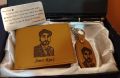 Customize Name & Picture Wallet Set with Pen, Key Chain & Message Plate. 