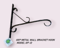 GEP Wall Bracket for Hanging Pots/lamps/ indoor & Outdoor Home & Garden Decor Model GP-12. 