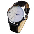Yazole 332 Men's Casual Business Watch Quartz Water Resistance Round Dial Stainless Steel Back Water Resistance Leather Wrist Watch. 
