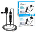 Boya by M1 professional collar microphone Lavalier 3.5mm Audio Video Recording Mic for Smartphone. 