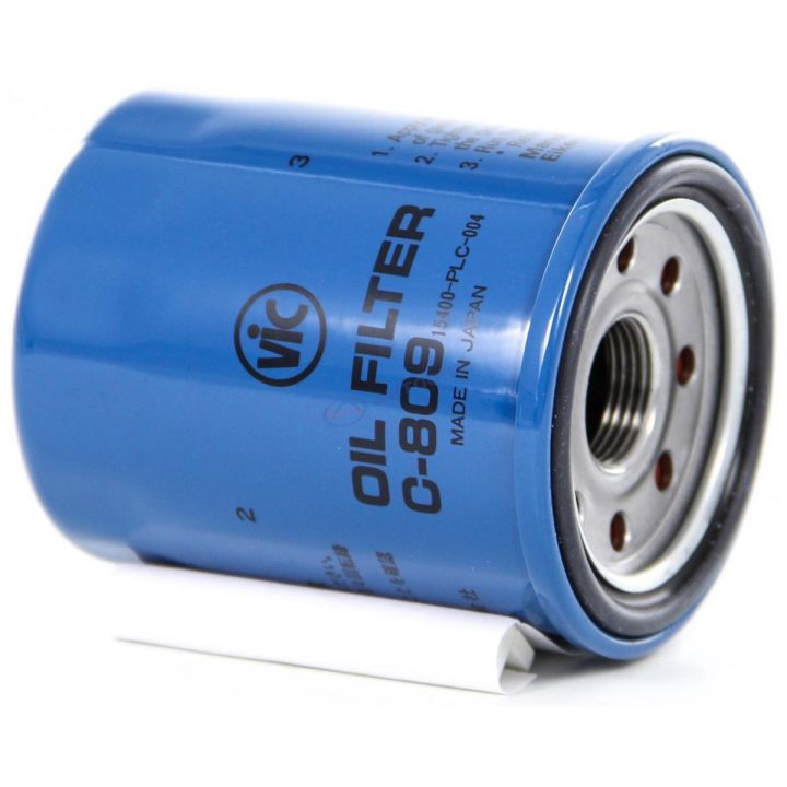 VIC OIL FILTER C-809 For HONDA Acty, Honda Airwave, Honda City, Honda Civic, Honda CRV, Honda CRZ, Honda Crossroad, Honda Fit, Fit Shuttle, Honda Freed, Honda Freed Spike, Honda HRV, Honda Inspire, Honda Insight, Honda Jazz, Honda N, N-WGN