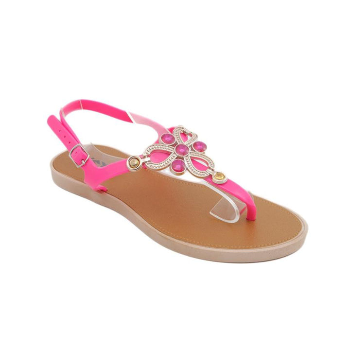 Maya Traders Pink Imported Italian Design Fancy Sandal for Women - 3S