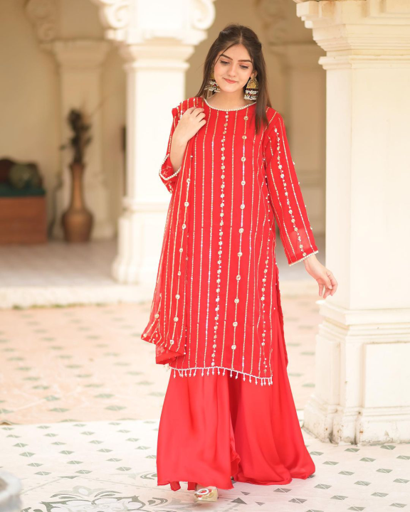 Wedding%20Wear%20Fancy%20Sequince%20Embroidered%20Shirt%20for%20Women%20with%20Dupatta%20Flapper%20(3-Piece%20Suit)%20Fancy%20Wedding%20Dresses%20for%20Women%20-%20Image%202