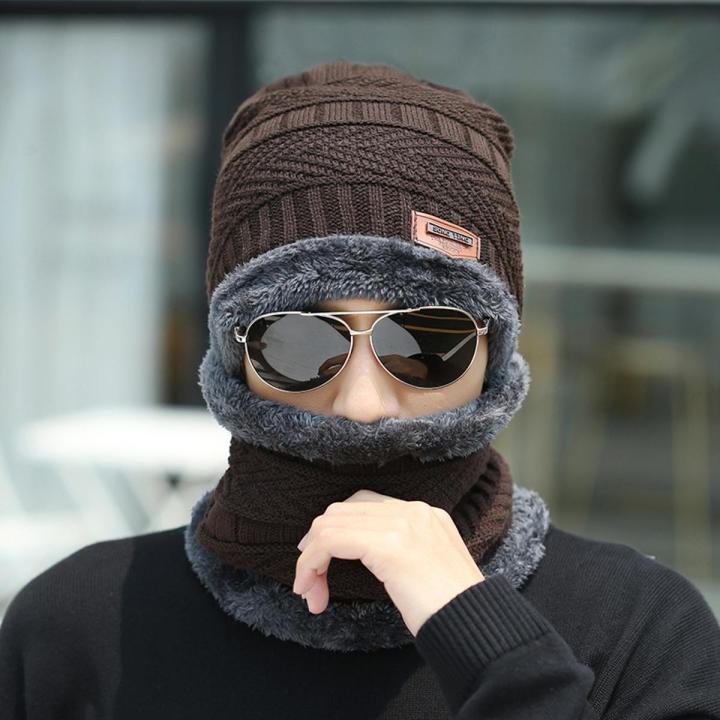 Winter Cap and neck warmer for Men and Women , HIGH QUALITY 2 Pcs Set Winter  Hat Cap Neck Warmer  Best Price