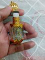 5 pcs 6ml Tomb Empty Fancy bottle with stick for Attar use all fragrance 6ml attar bottle travel size golden printed. 