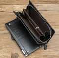 Baellerry Long Wallet For Women Slim Money Mobile Men Leather Wallet Card Holders. 