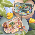 Fish Catching Game Fishing Game With Water Circulation Pool With Water Fountain Function. 