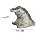 Alligator Statue Ornament Mini Crocodile Ornaments Tea Pet Alligator Baby Statue Garden Animals Figurine. 